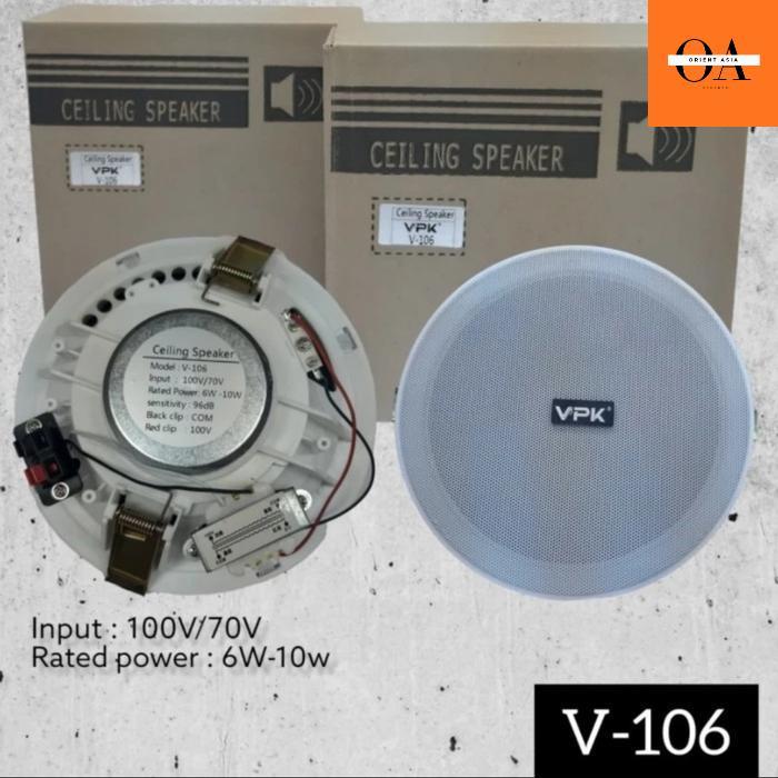 Speaker Ceeling VPK V106 Original 6 inch Speaker Plafon VPK V 106 Har