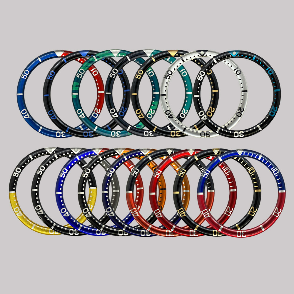 38mm SKX007 Resin Wat Bezel ert SKX007 SRPD Bezel Ring Fit for SKX007 SKX009 SRPD Wat Case Flat Wat 