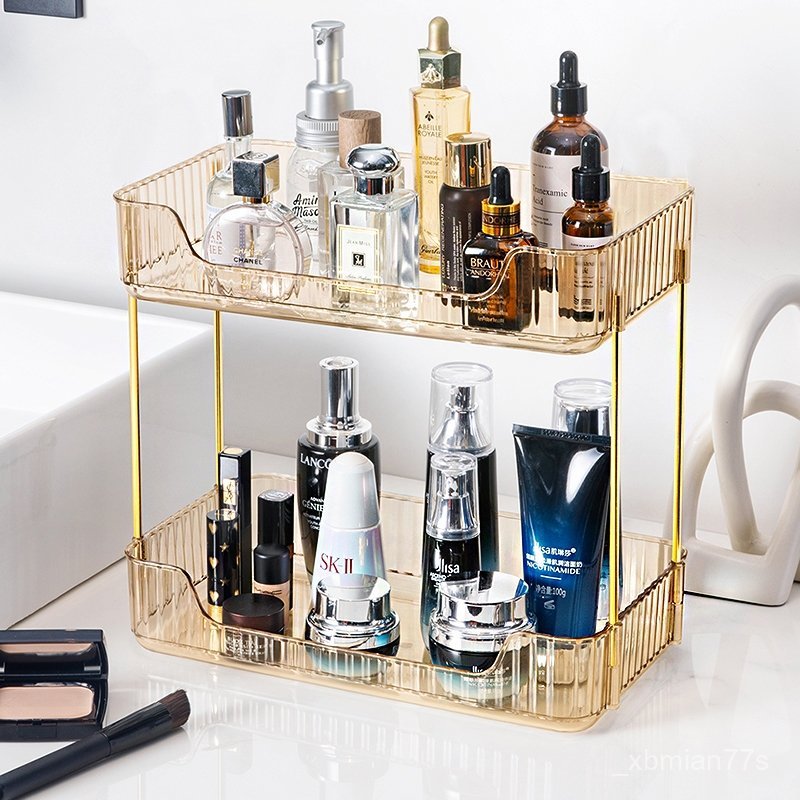 Rak Make Up Kosmetik Petak Acrylic Rak Kosmetik Aesthetic - Tempat Make Up / Rak Perhiasan Kalung Ci