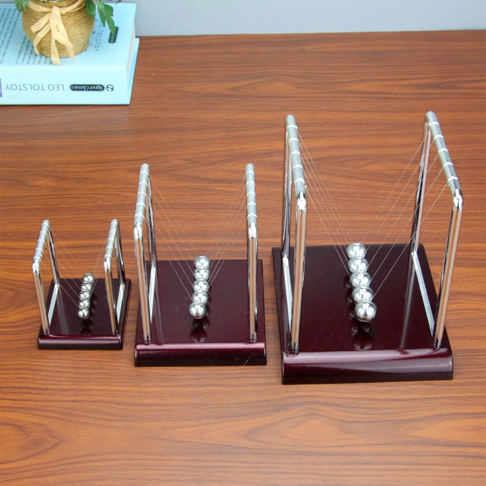 Newton Cradle Balance Steel Balls School Teaching Supplies Physics Science Pendulum Desk Toy Science