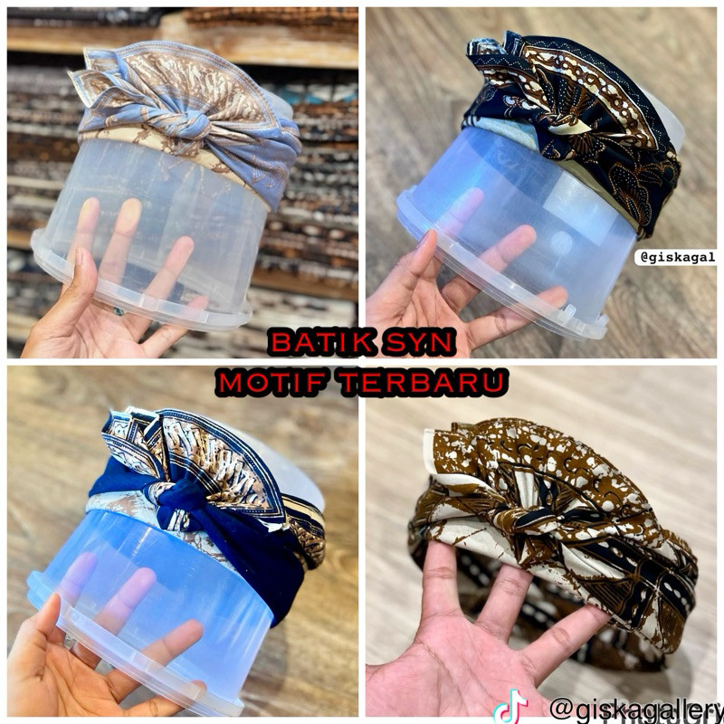Udeng Batik Semi Tulis SYN Asli motif Terbaru Jadi / Setengah Jadi / Lembaran Rimpit , khas MP ( meu