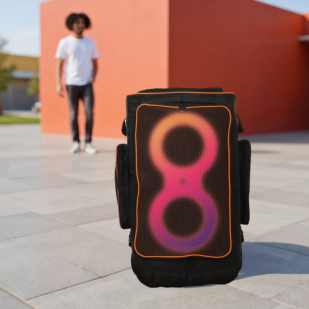 BT Speaker Protective Bag Compatible for JBL PartyBox 520 with Side Pockets Fits for JBL PartyBox 52