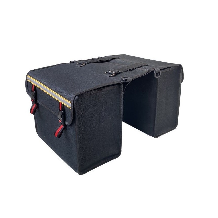 MOTORCYCLE Double Side Rear Rack Bag 66L Tas Keranjang Bagasi Ganda Belakang Sepeda Motor - Large