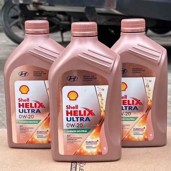 (SPACE CO) Shell Helix Ultra 0W-20 Carbon Neutral AH Fully Synthetic Motor oil Pureplus Tech Produk 