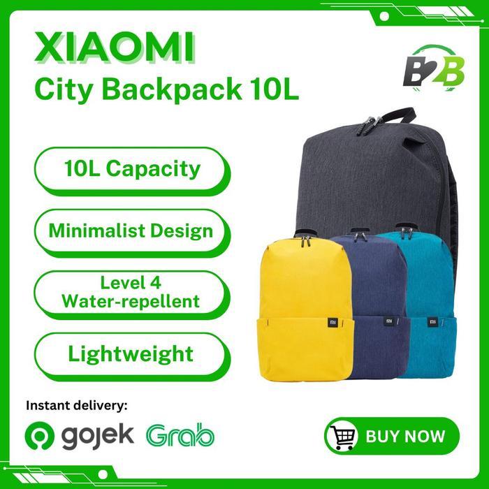 Xiaomi Mini Backpack 10L Casual Daypack Bag Original Mi Backpack Tas Ransel Minimalis