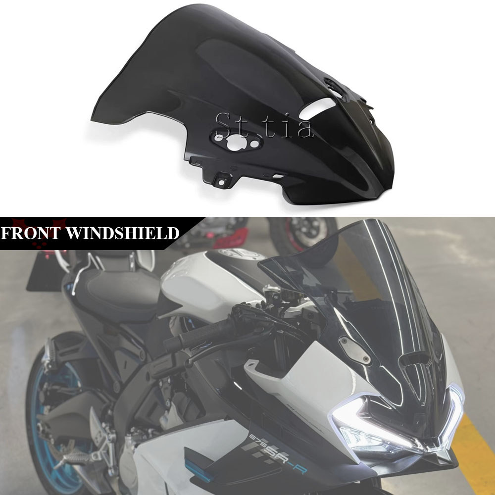 For CFMOTO 675SR 675SR-R 675SR R 2024- New Motorcycle Front Windscreen Screen Wind Deflectors Screen