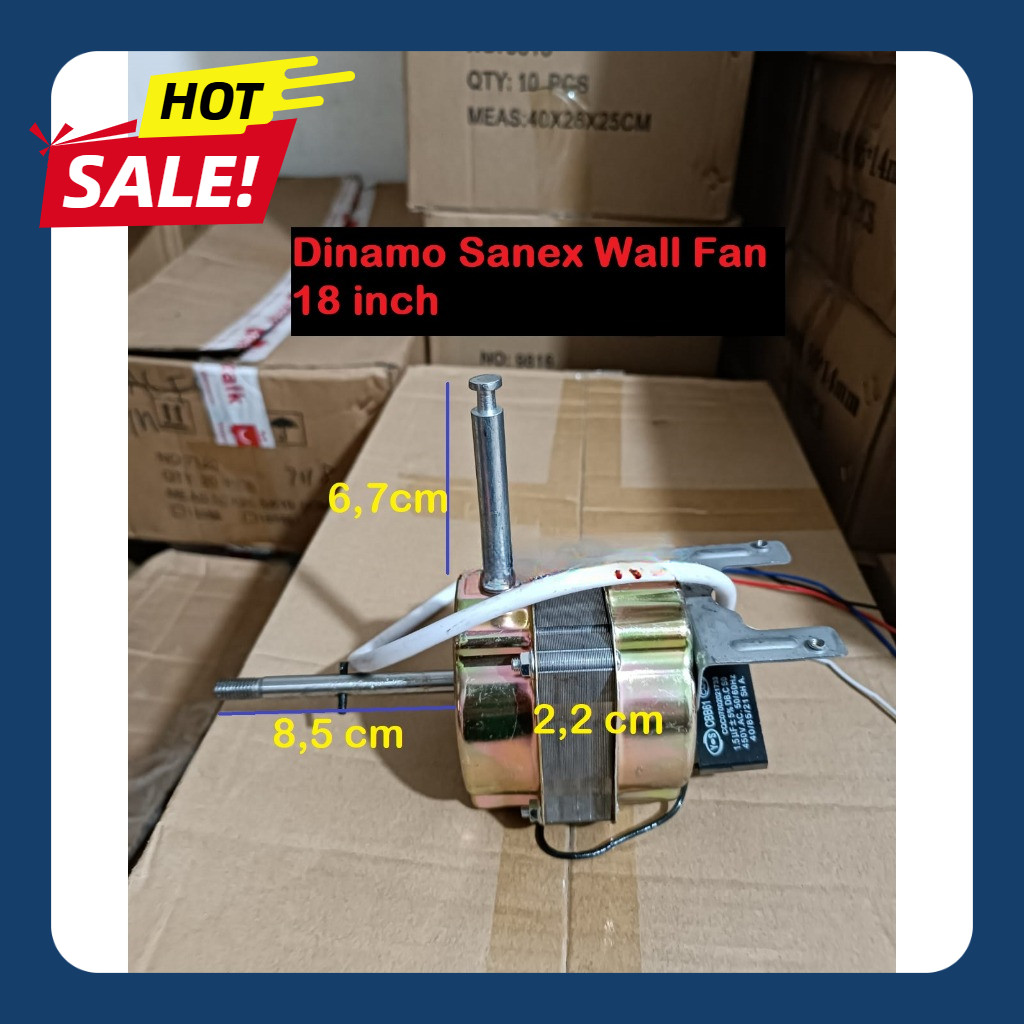 Dinamo Kipas Angin Sanex Wall Fan 18 inch - Motor Kipas Angin Sanex 18 inch