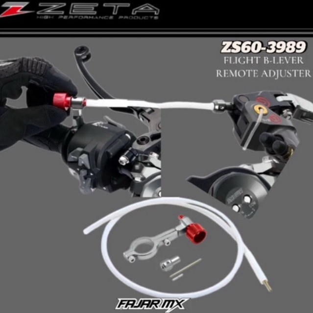 ZETA Flight B-Lever Remote Adjuster For Brembo Radial Universal