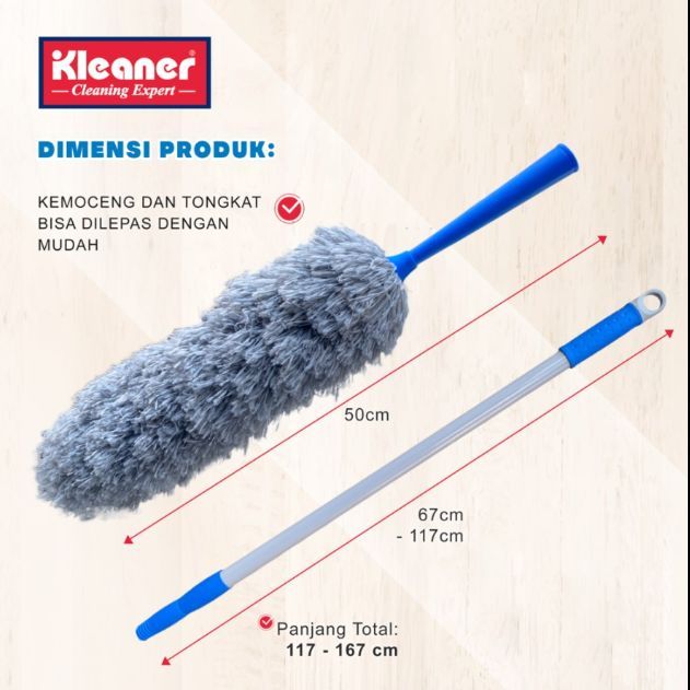 Kleaner Microfiber Duster Telescopic - Kemoceng