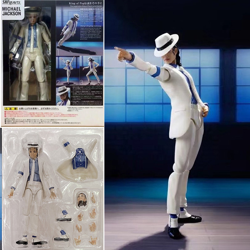Michael Jackson Smooth Criminal Moonwalk Action Figure Collection Model Toys Gift