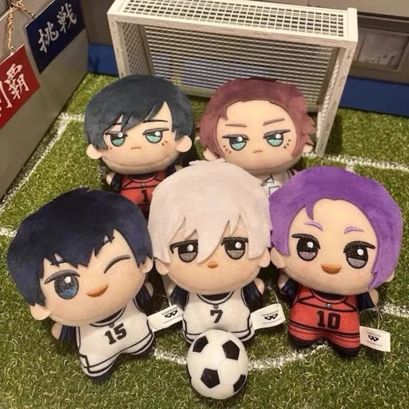 10cm New Blue Lock Plush Pent KeyChain Yoichi Isagi Nagi Seishiro Mikage Reo Rin Itoshi Itoshi Sae D