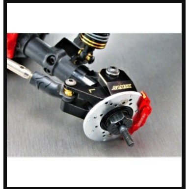 Heavy Duty Brass Upgrade Axle With Disk Brake for SCX10 II