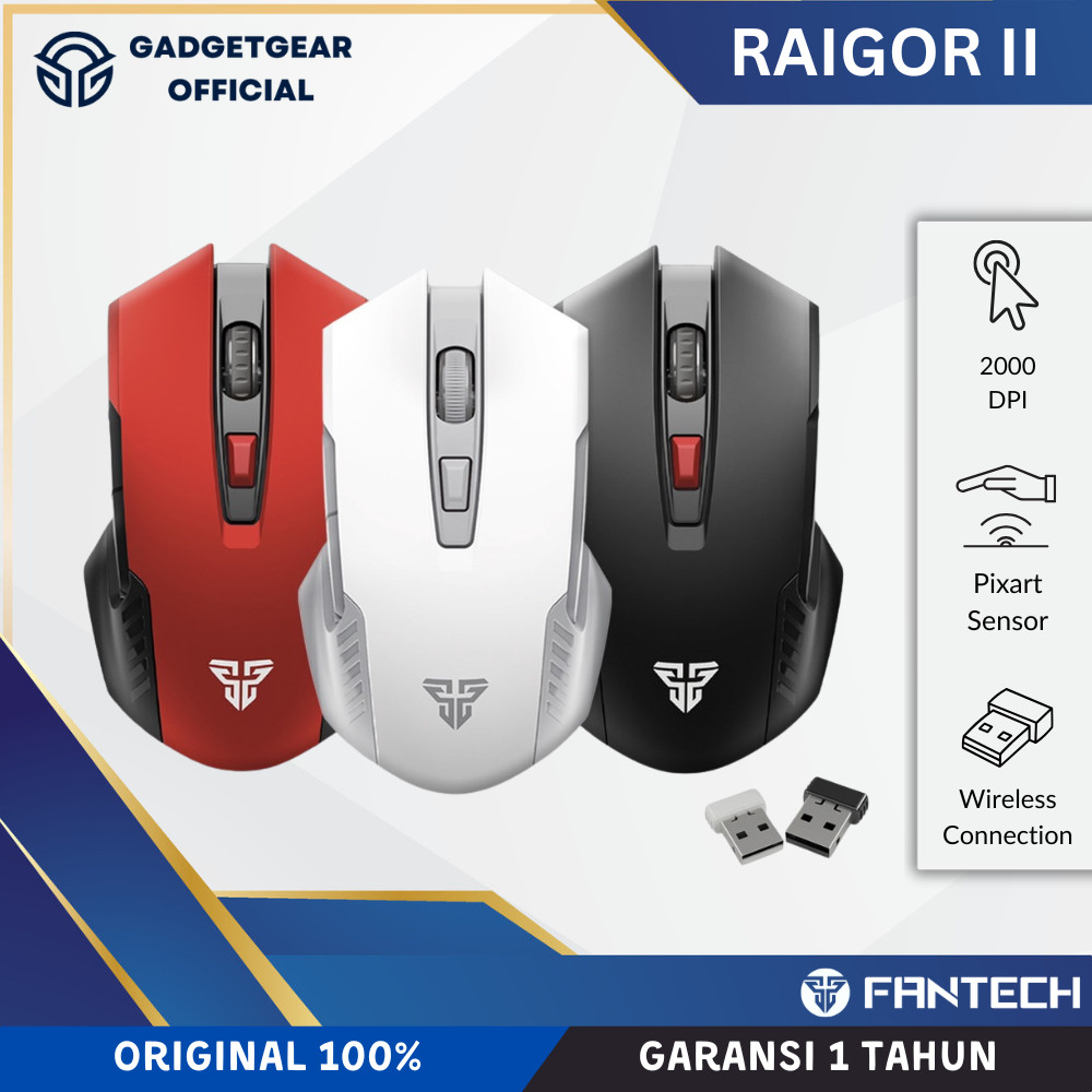 Fantech RAIGOR II Mouse Gaming Tanpa Kabel