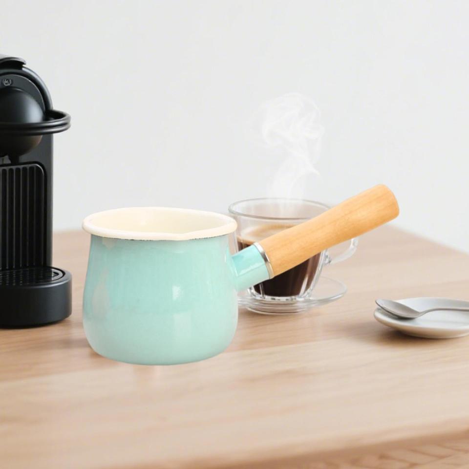 Small Milk Pan Coffee Milk Warmer Butter Warmer Soup Pot for Stove Camping Stove