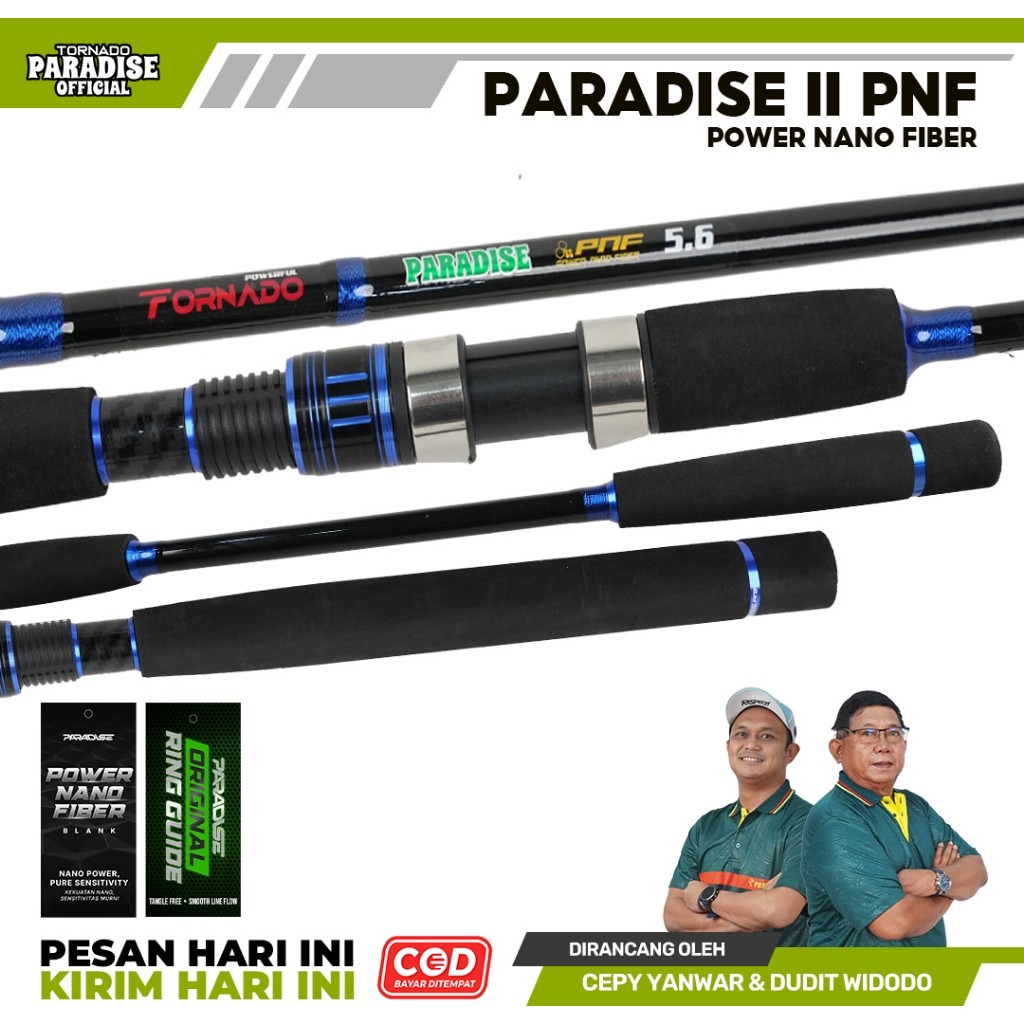 Paradise - Joran Paradise II Power Nano Fiber PNF Handle Full Eva & Japan Style Ringan Kuat Garansi 