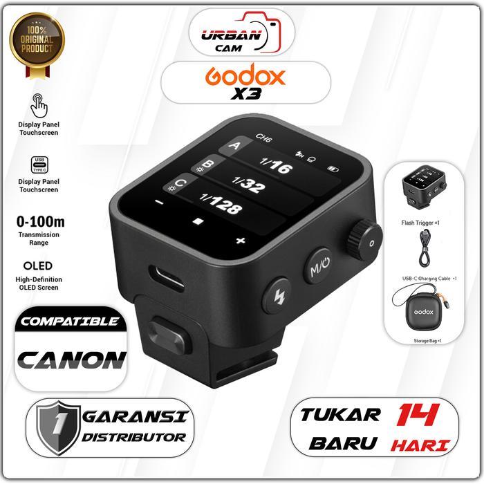 Godox X3 Touchscreen TTL Wireless Flash Trigger / Godox X3 S / Godox X3 F / Godox X3 C / Godox X3 N 