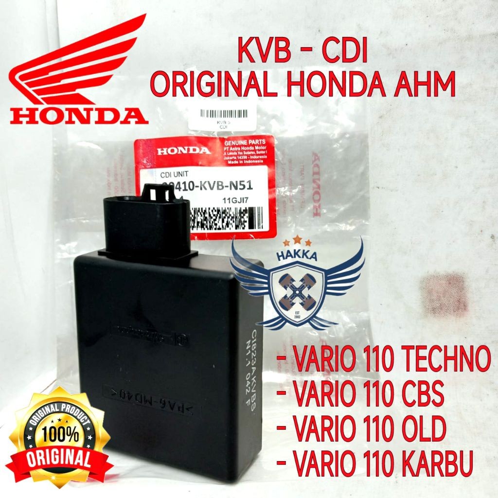 promo discon KVB ORIGINAL CDI HONDA VARIO 110 TECHNO, CDI HONDA VARIO 110 OLD, CDI HONDA VARIO 110 K