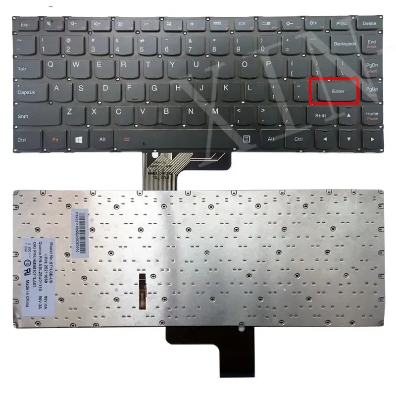 For LENOVO IdeaPad U430 U430P U330 U330P U330T Arabic AR Backlit Laptop Keyboard