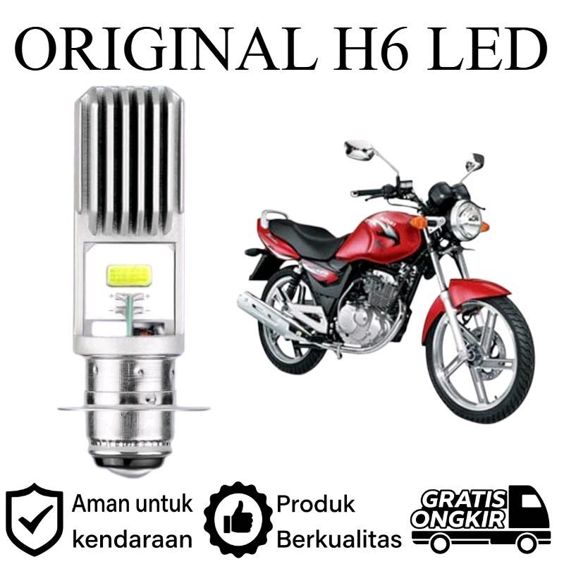 ORIGINAL 1pcs Lampu depan LED H6 COB motor Suzuki Thunder 125 Lie Cheng