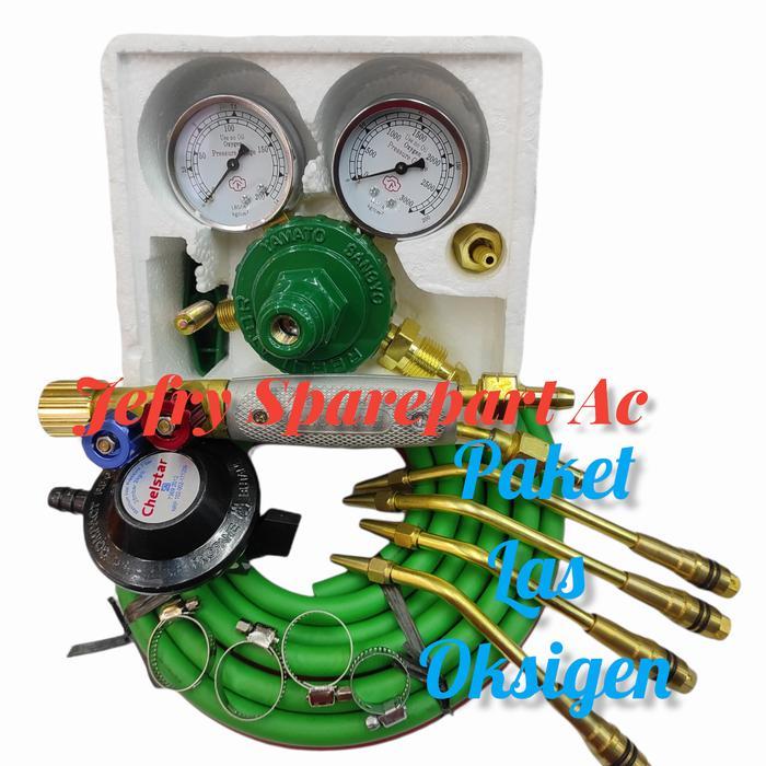 PAKET ALAT LAS OKSIGEN GLOORTORCH TANPA OKSIGEN DAN LPG 5MACAM