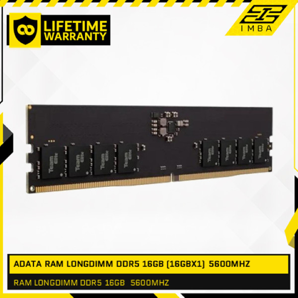 ADATA RAM LONGDIMM DDR5 16GB (16GBX1) 5600MHZ