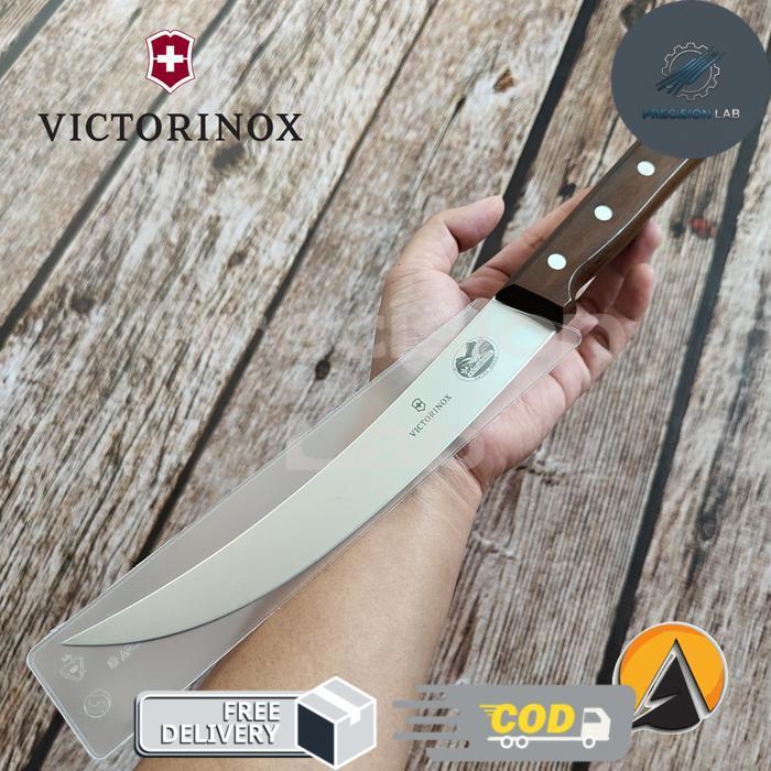 Butcher knife pisau sembelih victorinox rosewood 20 cm 5.7200.20RAD - TANPA SARUNG -p.lab