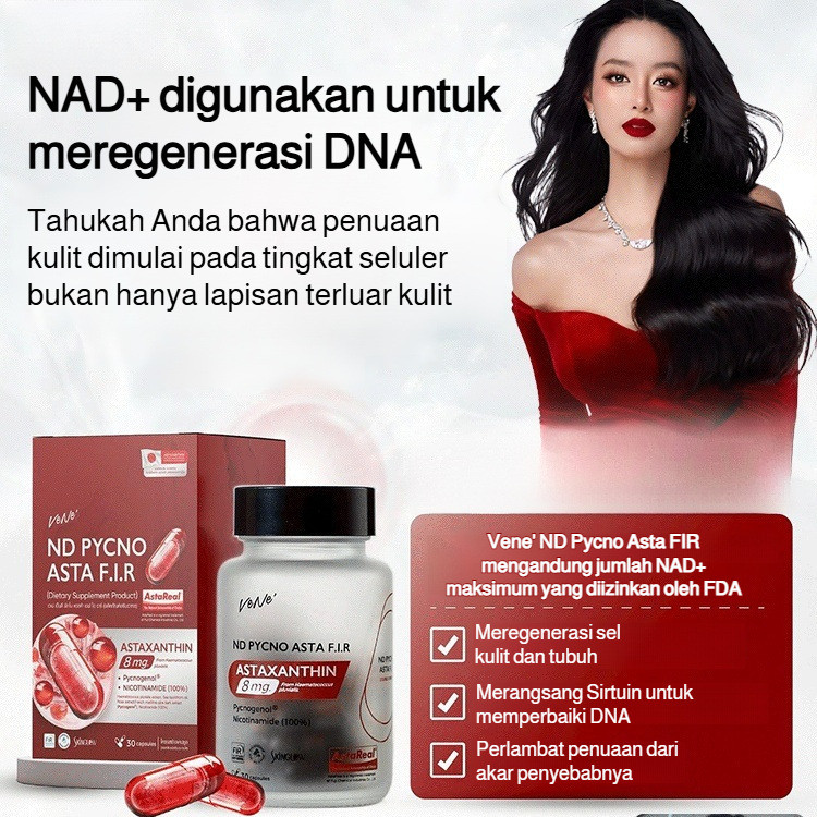 Kulit Putih Dalam 30 Hari Kapsul Astaxanthin Astaxanthin/Kapsul/Pemutih Kulit/Antioksidan