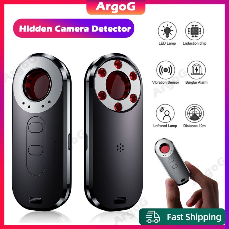 ArgoG Detektor Kamera Tersembunyi Multifungsi Anti Spy Detektor Kamera Lubang Jarum Detektor Kamera 