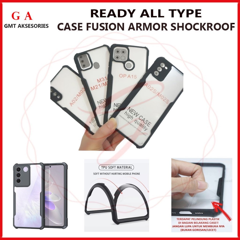 CASE FUSION ARMOR SHOCKPROOF SAMSUNG J8 / J8 2018 ~ GMT