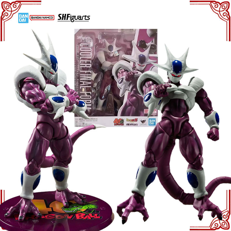 In Stock Genuine Bandai Dragon Ball Z Model Kit SHF Cooler Final Form 40th Anime Action Figure Colle
