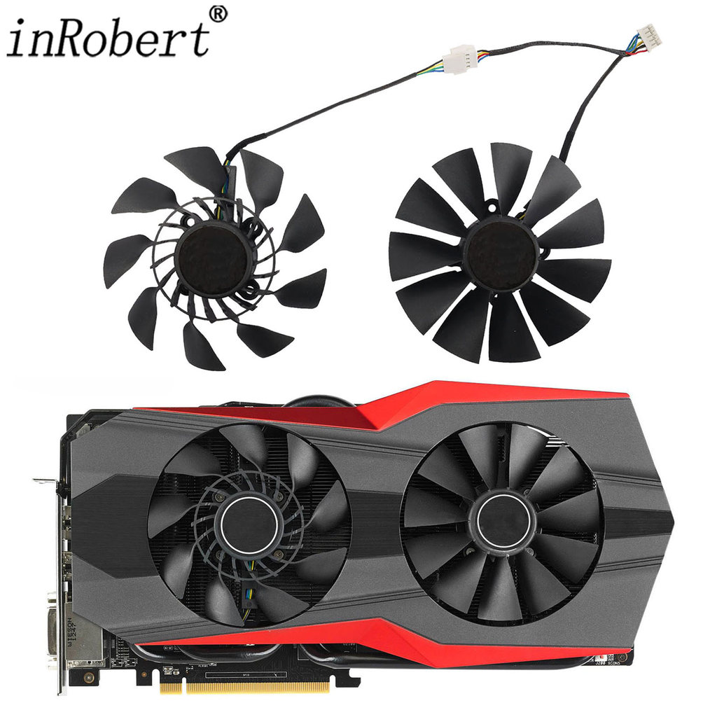 For ASUS GTX 980 970 780Ti 780 3090X R9 390 290X 290 280X 280 Video Card Fan 95MM FD9015U12S 5Pin Gr