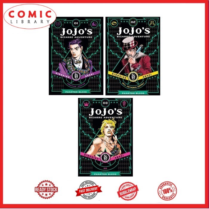 JoJo's Bizarre Adventure (3 book series)