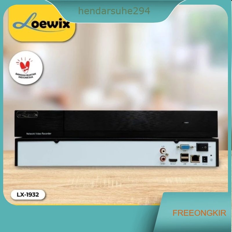 Loewix NVR IP Camera 32 Channel LX-1932 32CH H265+ Support 8MP