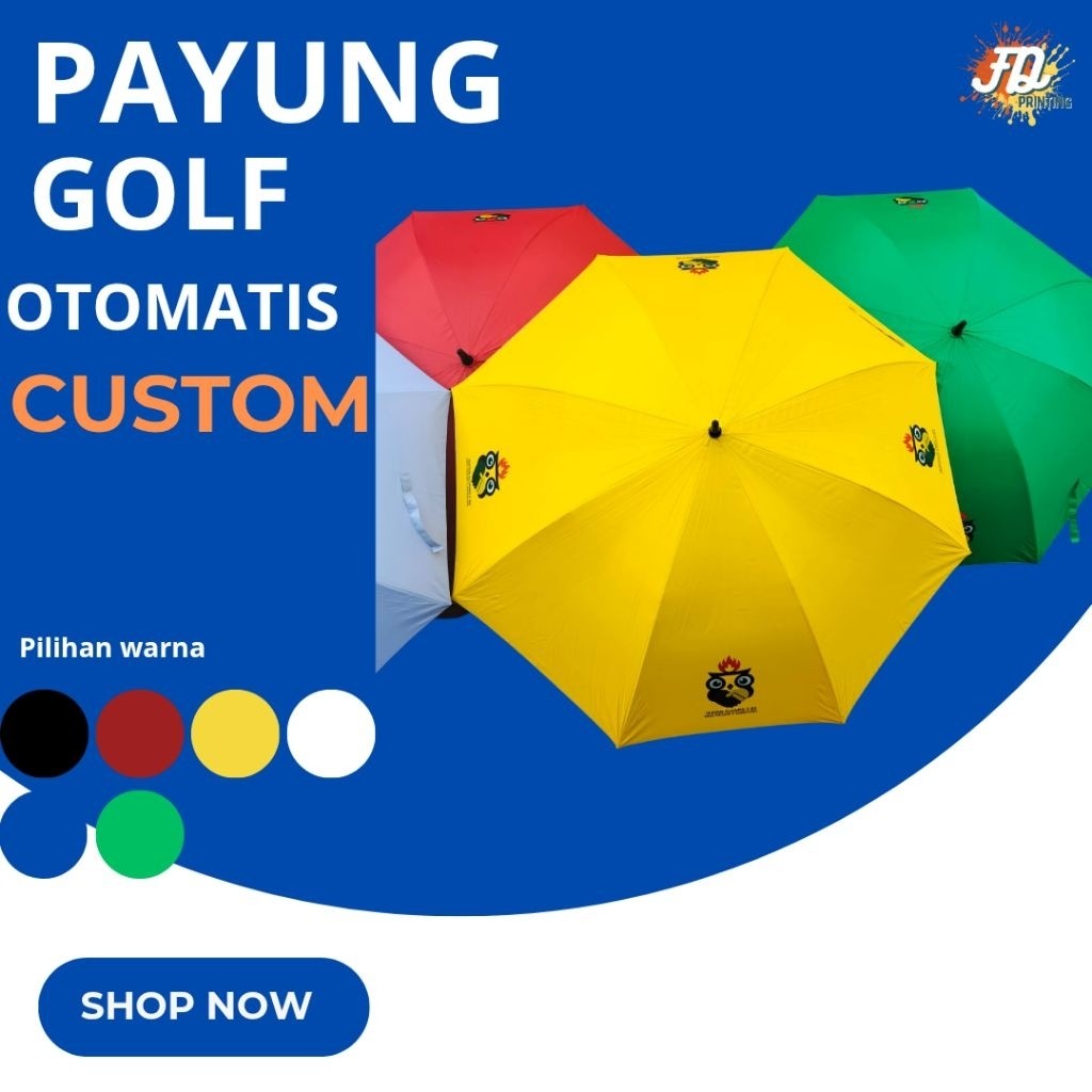 Payung golf/payung golf custom/payung golf otomatis/payung golf sovenir/payung golf promosi