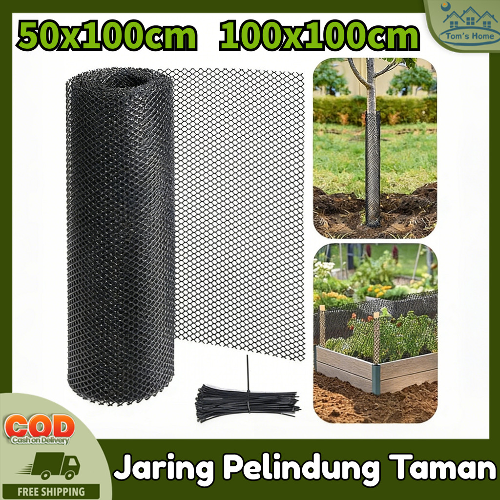 Jaring Kawat Plastik Bentuk Kotak Hexagonal Per Meter Lebar 1 M Pagaran Sekitar Pohon Kawat Plastik 