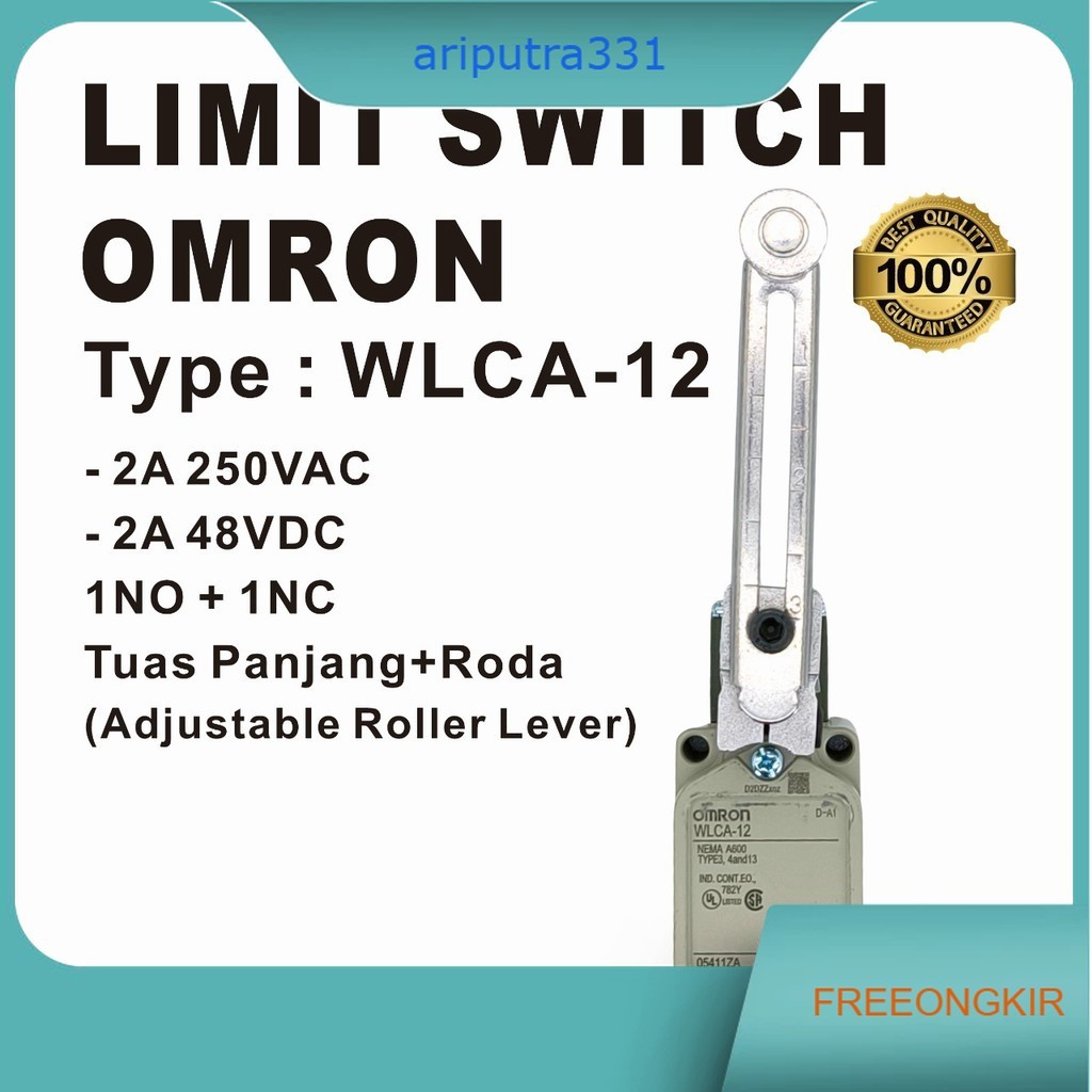 LIMIT SWITCH  WLCA12 OMRON