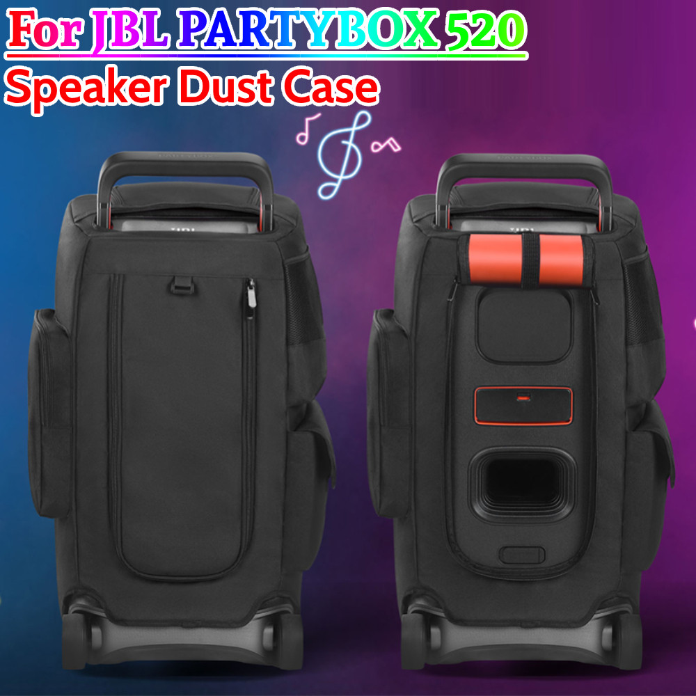 For JBL PARTYBOX 520 Carrying Cover Waterproof Speaker Protective Cover Double-Sided Speaker Storage