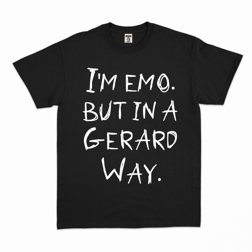 (COD) KAOS | TSHIRT | BAND | IM EMO | GERARD WAY | Riseparty Tshirt
