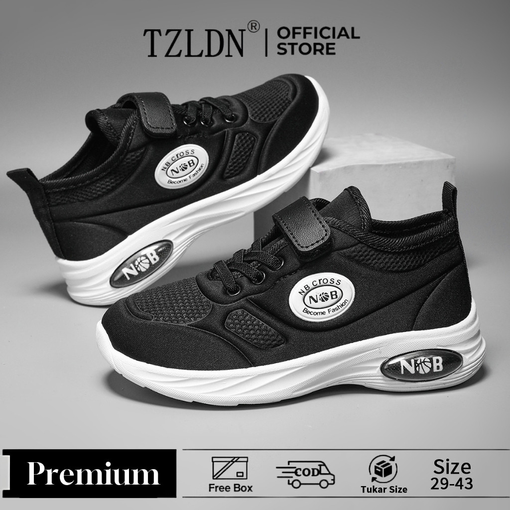 TZLDN Sepatu Anak Laki Laki Boy Sneakers Sepatu Olahraga Anak Kids 5-15 Tahun Cowok