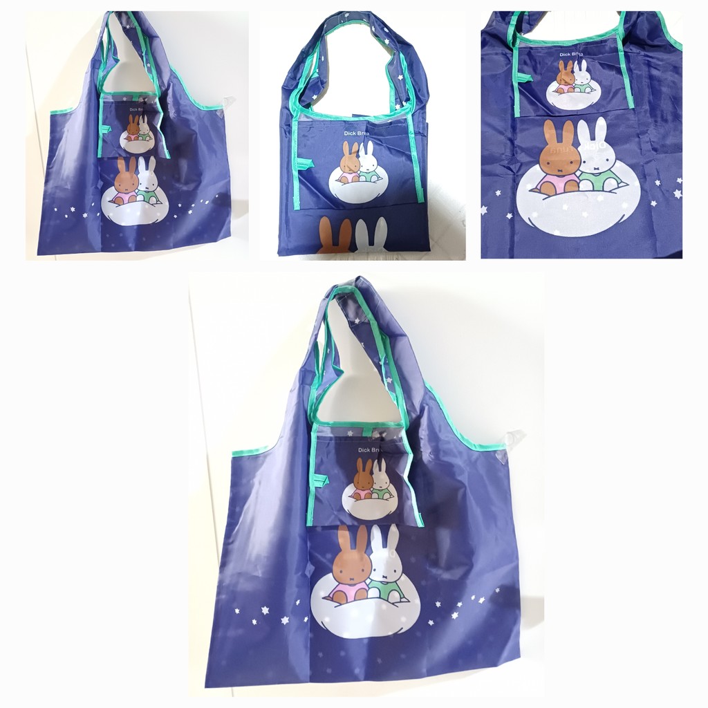 READY TAS BELANJA MIFFY//TAS BELANJA LIPAT BESAR MIFFY//MIFFY REUSABLE BAG//TAS MIFFY LIPAT