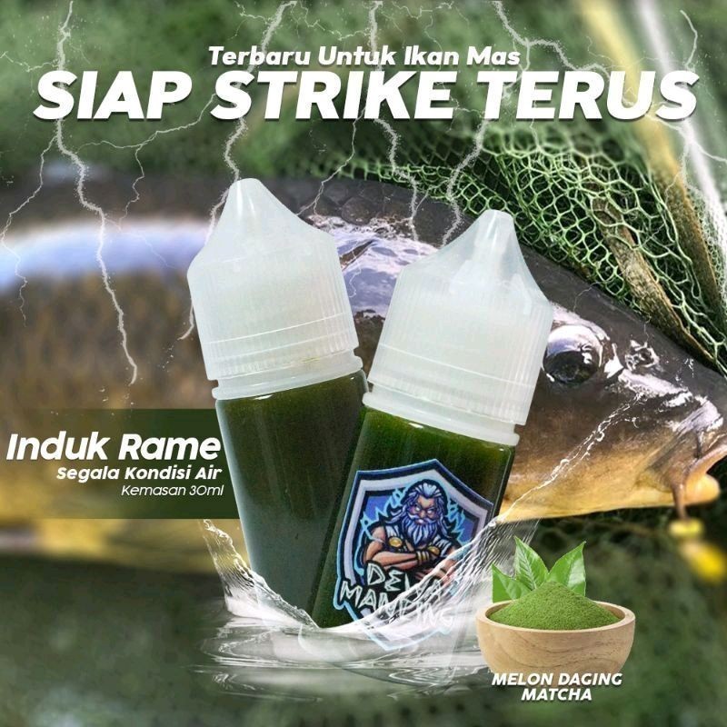 30 ML - DM Essen Melon Daging Matcha Umpan Ikan Mas Indukan Rame Babon