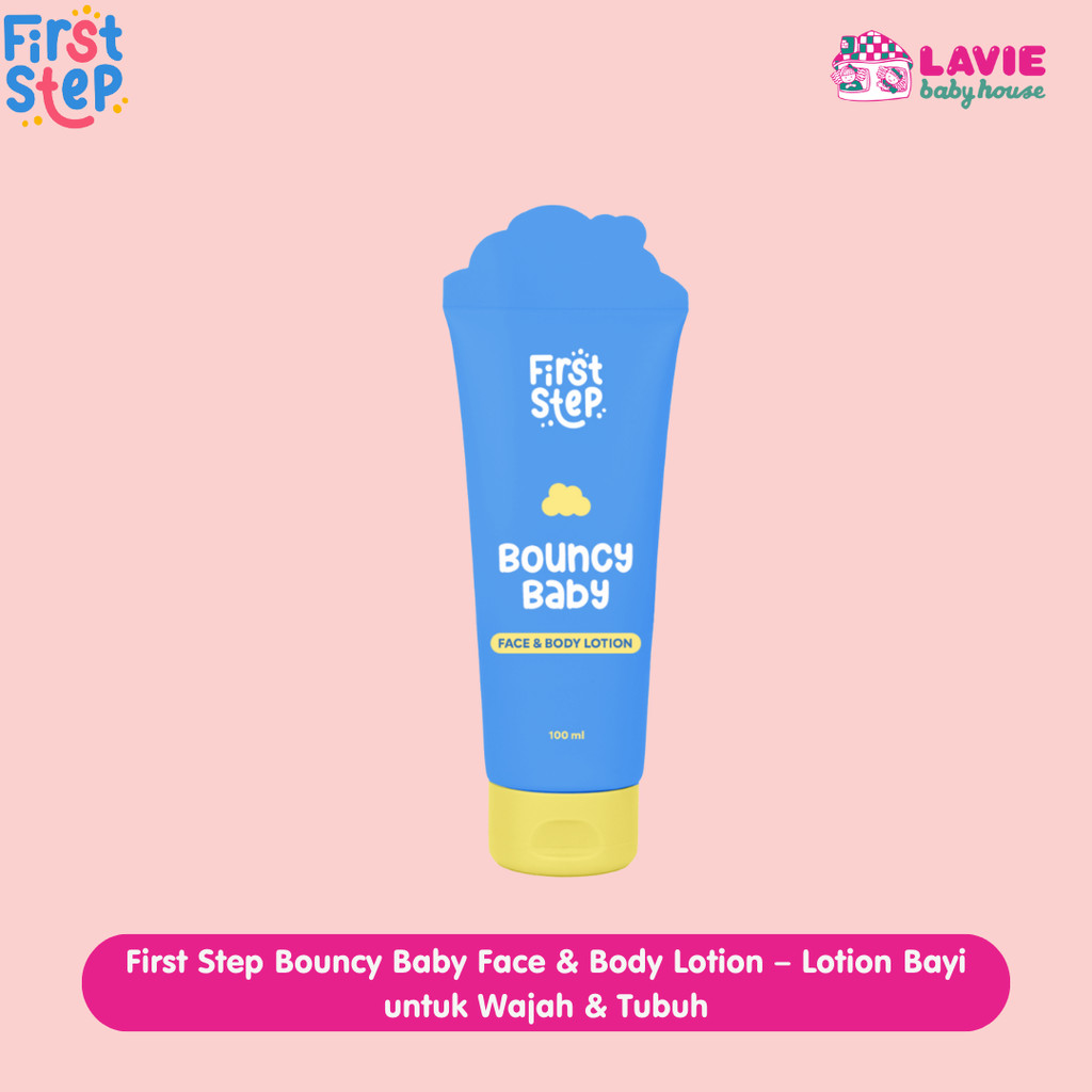 First Step Bouncy Baby Face & Body Lotion – Lotion Bayi Untuk Wajah & Tubuh