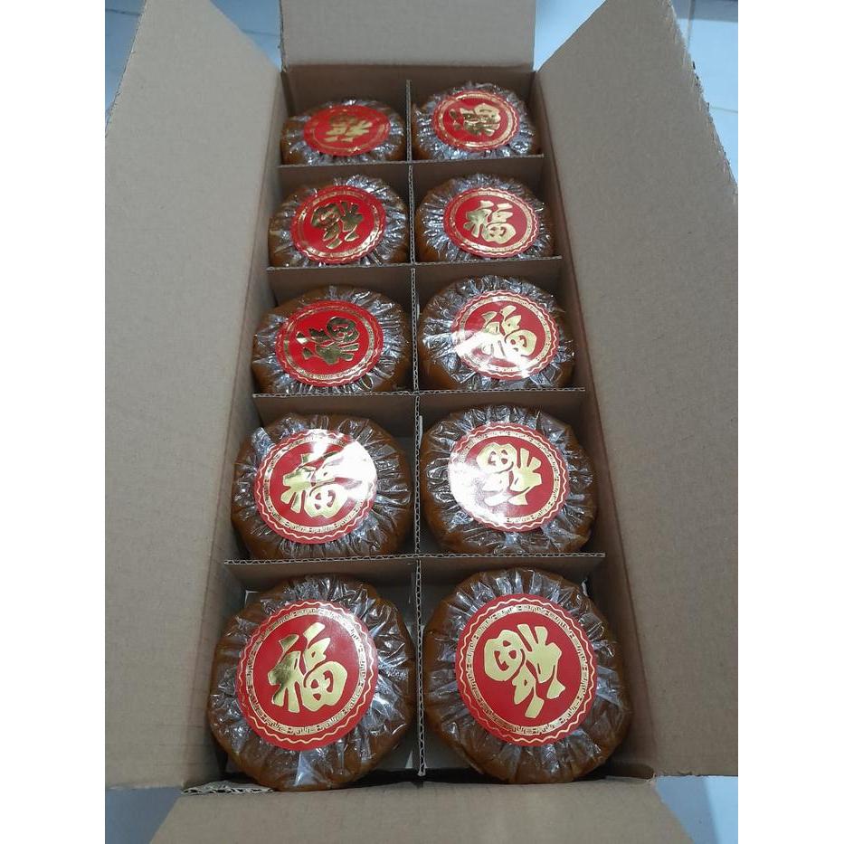 Promo Kue Cina /Kue Keranjang Imlek Nian Gao/ Ti Kwe Eny's Kitchen 20kg - isi 40pcs besarOri