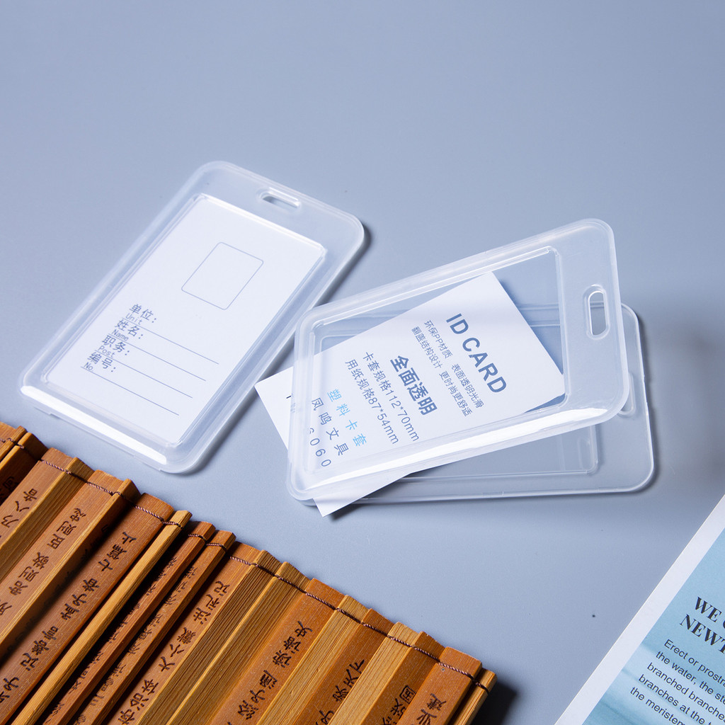 CARD HOLDER MINI / ID CARD TRANSPARAN / CARD HOLDER TRANSPARAN / FRAME ID CARD CLEAR / TEMPAT ID CAR