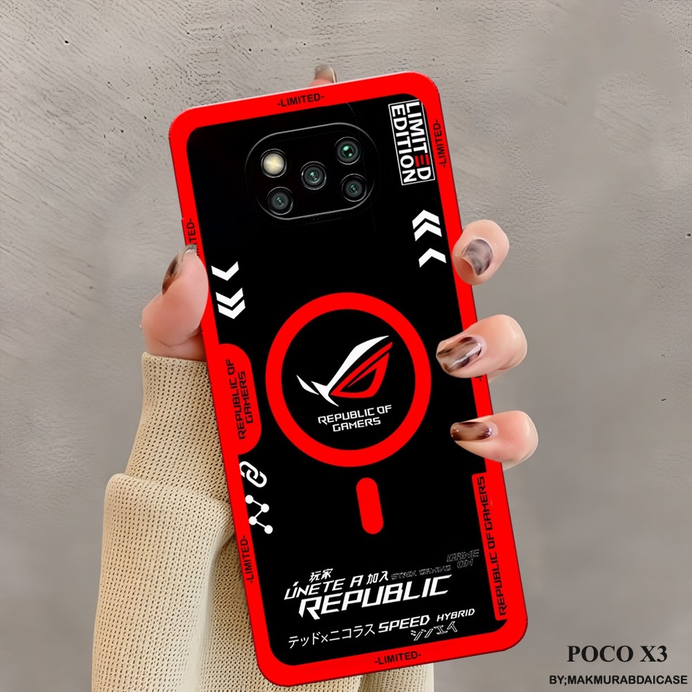 Case Compatible Redmi Poco X3 - Poco X3 NFC - Poco X3 Pro - Fashion Case Aksesoris Silikon Tpu Motif