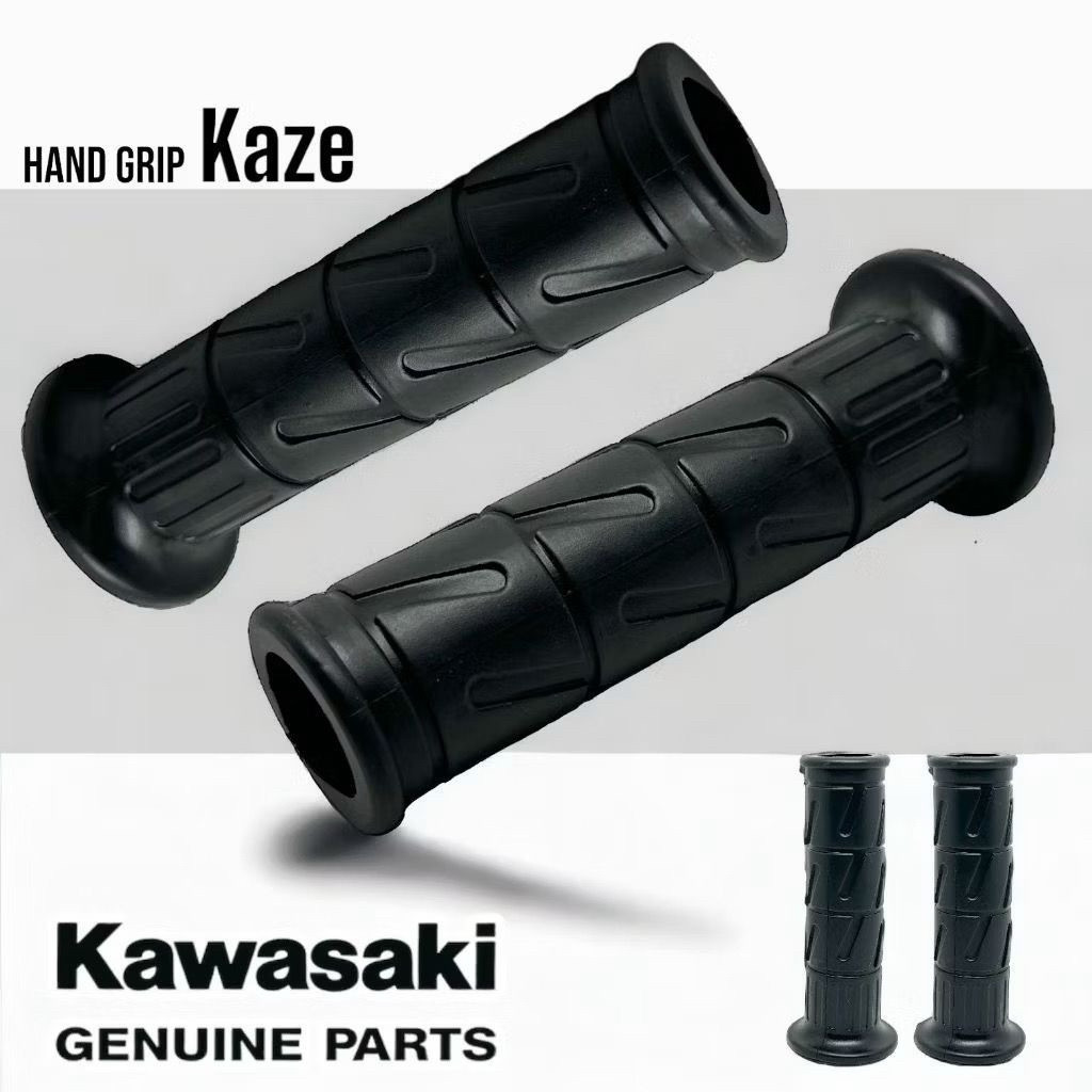Handgrip Kaze Grip Kaze Kawasaki Universal Bisa Semua Motor Handfat Empuk Korea Grip Kaze Sarung Gas