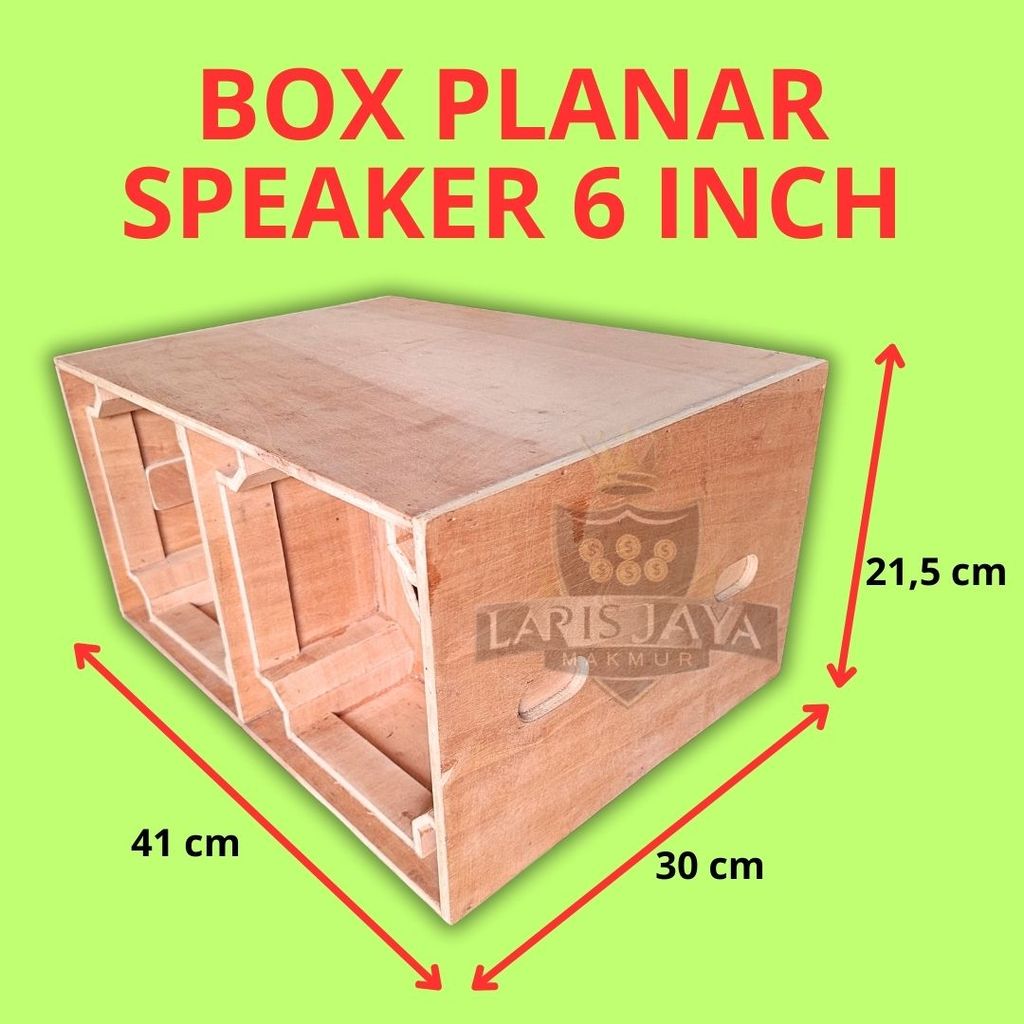 Box Speaker 6 Inch Planar Double untuk Resonansi Luas & Suara Bersih