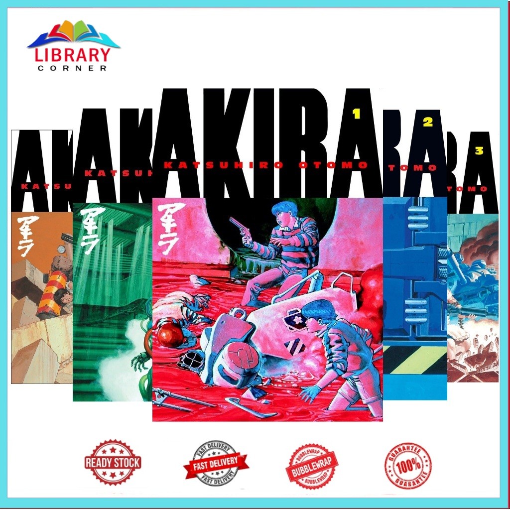 Manga Akira, by Katsuhiro Otomo (7 book series)