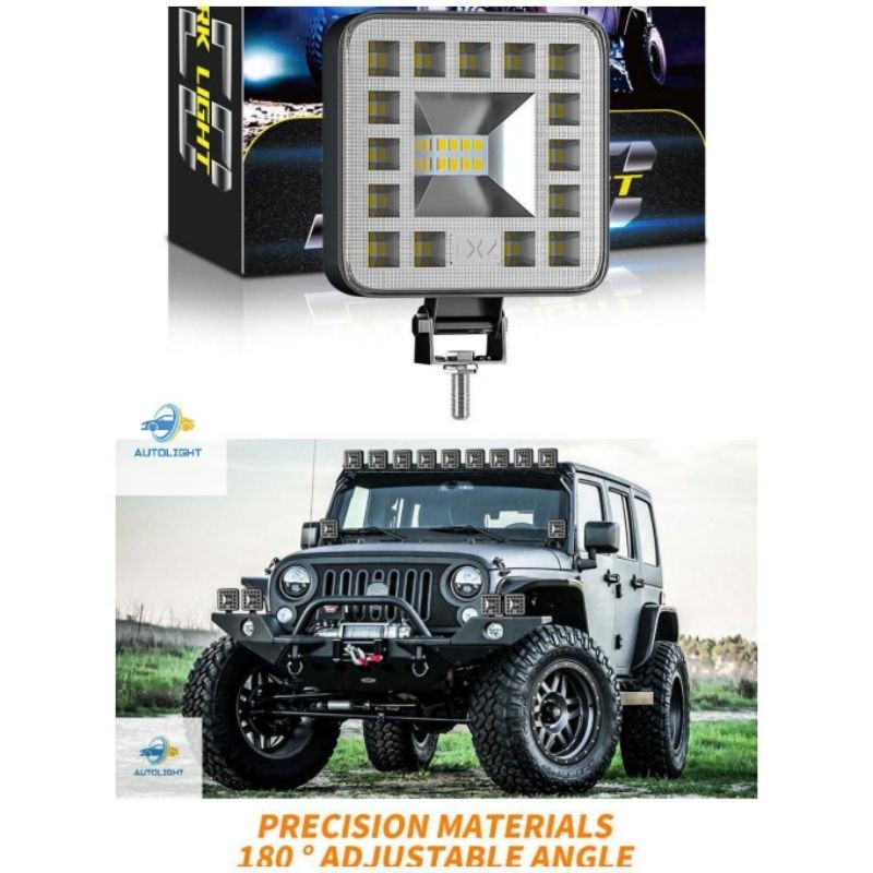 AY SHOP - Lampu Tembak SOROT MOBIL MOTOR CREE 23 LED MATA DAN 16 LER MATA  12 VOLT SAMPAI 24 VOLT