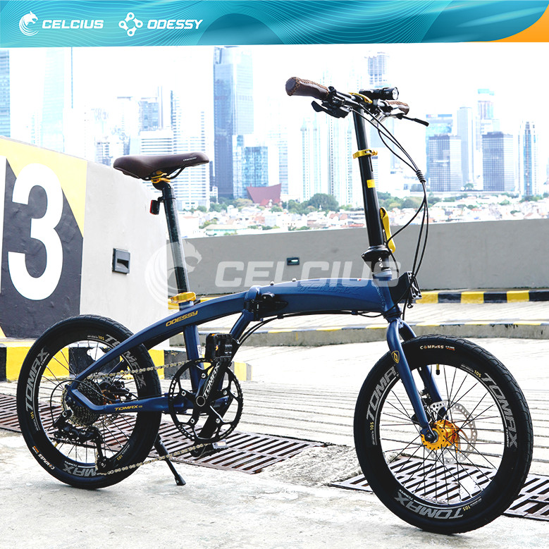 PROMO SALE Sepeda Lipat Odessy 20 39 Tomax Frame Alloy - 10 Speed Garansi Original